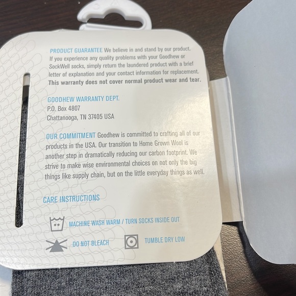 Goodhew Skinny Minnie merino wools socks in charcoal grey - Picture 12 of 12